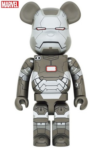 @RBRICK BEARBRICK庫柏力克熊1000% WAR MACHINE戰爭機器